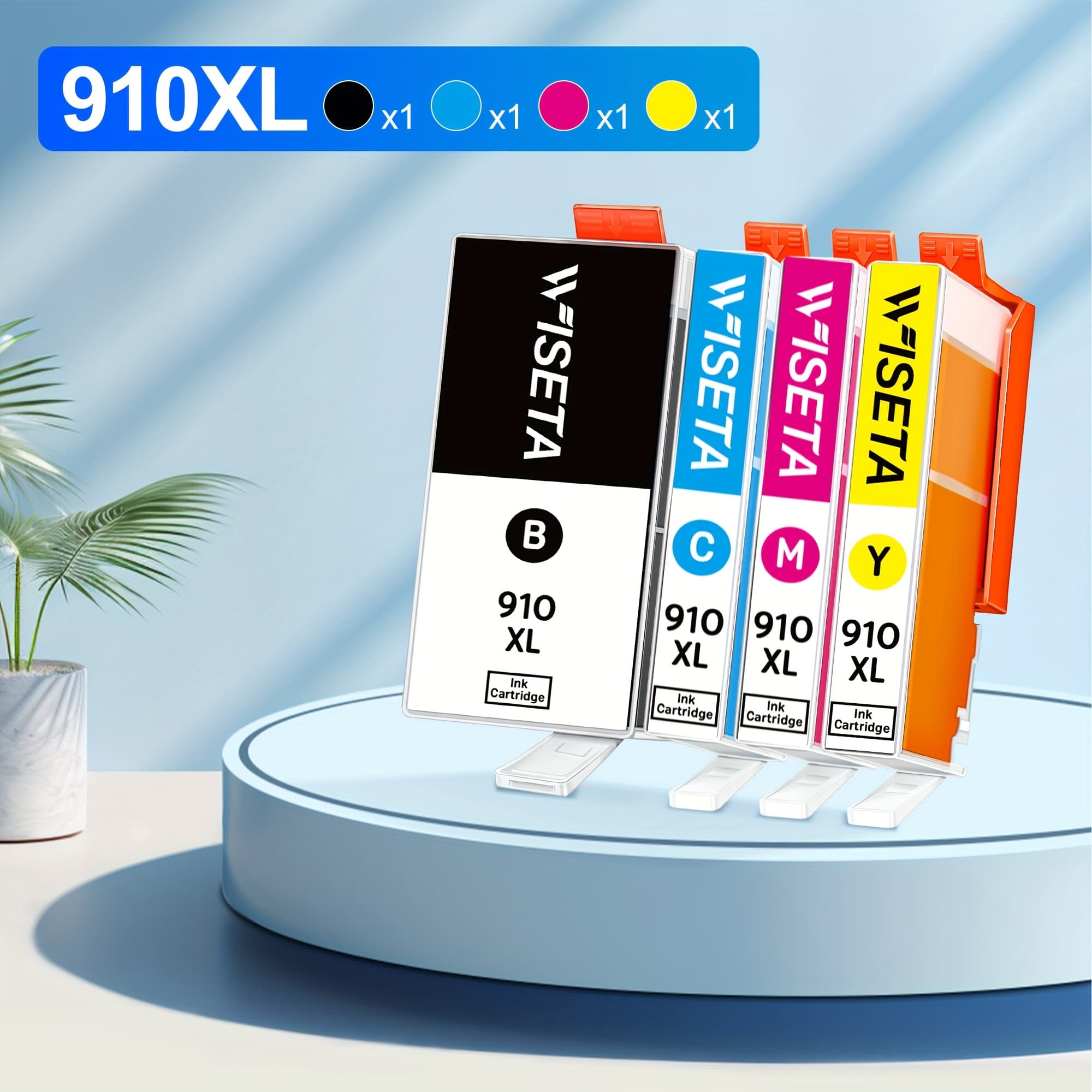 TEMU 910xl Ink Cartridges For 910xl Ink Cartridges Works With Pro 8020 8025 8028 8035 8030 8010 8015 8018 8022, 4 Pack