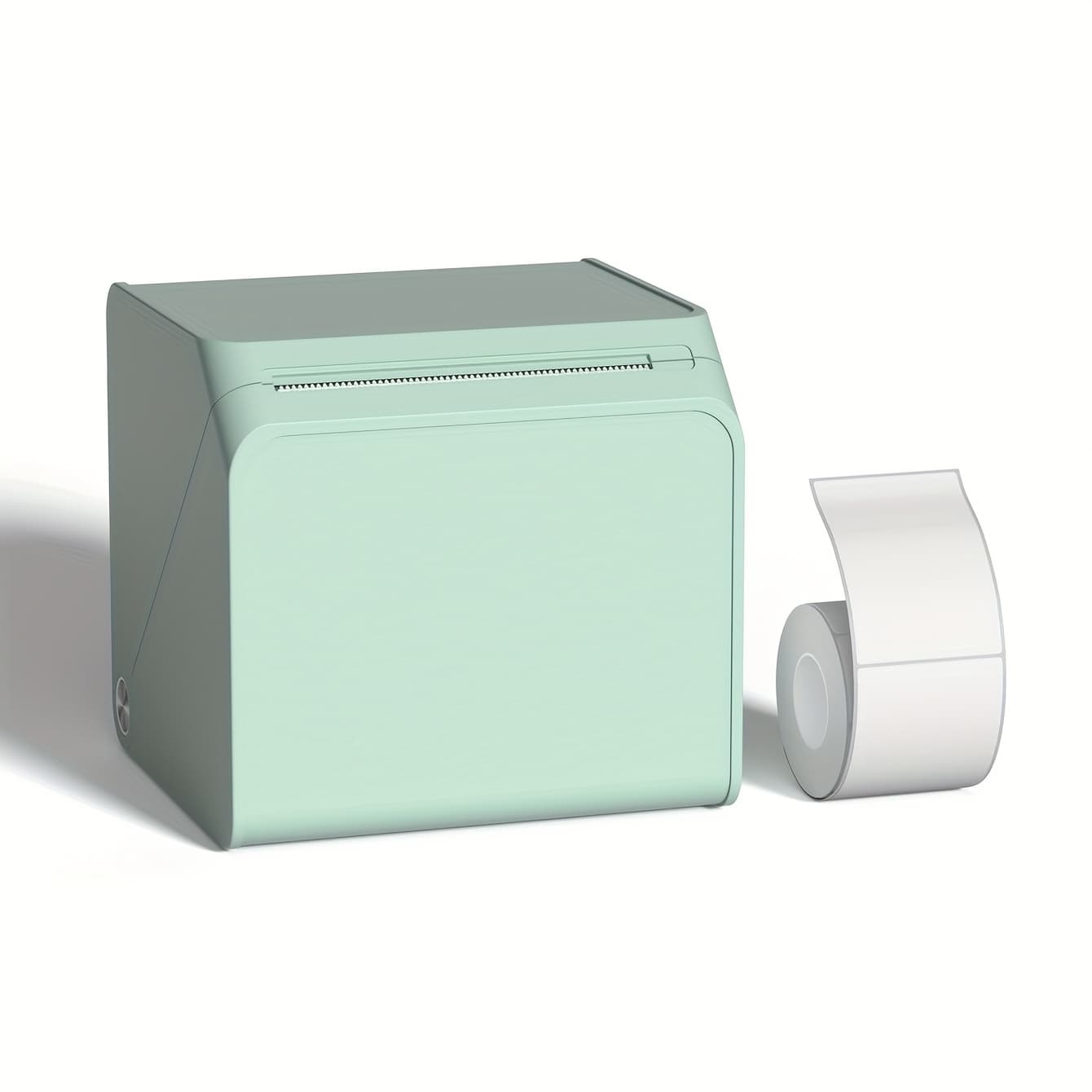 TEMU Label Printer Desktop Portable Label Printer, Inkless Thermal Compact Printer Connects To Smartphones And Computers, Can Paste Face Sheets Suitable For Home, Office, Factory, Warehouse