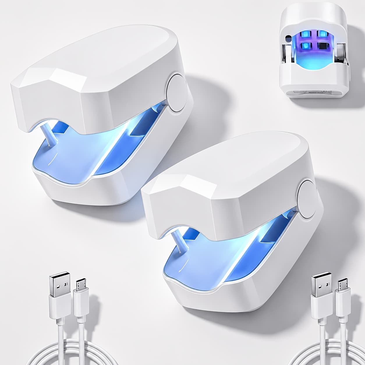 TEMU Portable Nail Care Device, Fsa Or Hsa Nail , 905nm Infrared + 470nm Blue Light Dual , Of Daily Use, Quick Of Nail , Toenail Cleaning And Renewal - A Perfect Gift For Mom And Wife