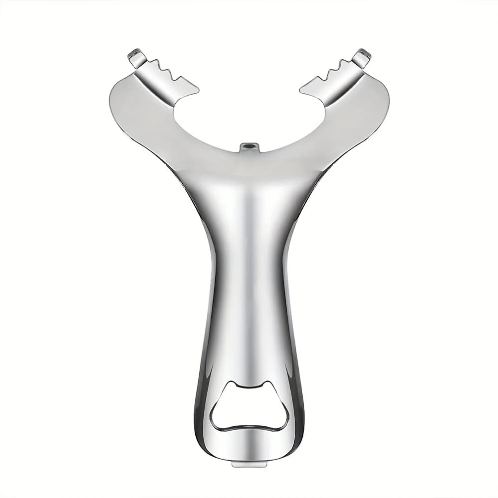 TEMU 1pc Stainless Steel Jar & Bottle Opener - Multi-functional, Rust-proof & Durable With Smooth Lever Action