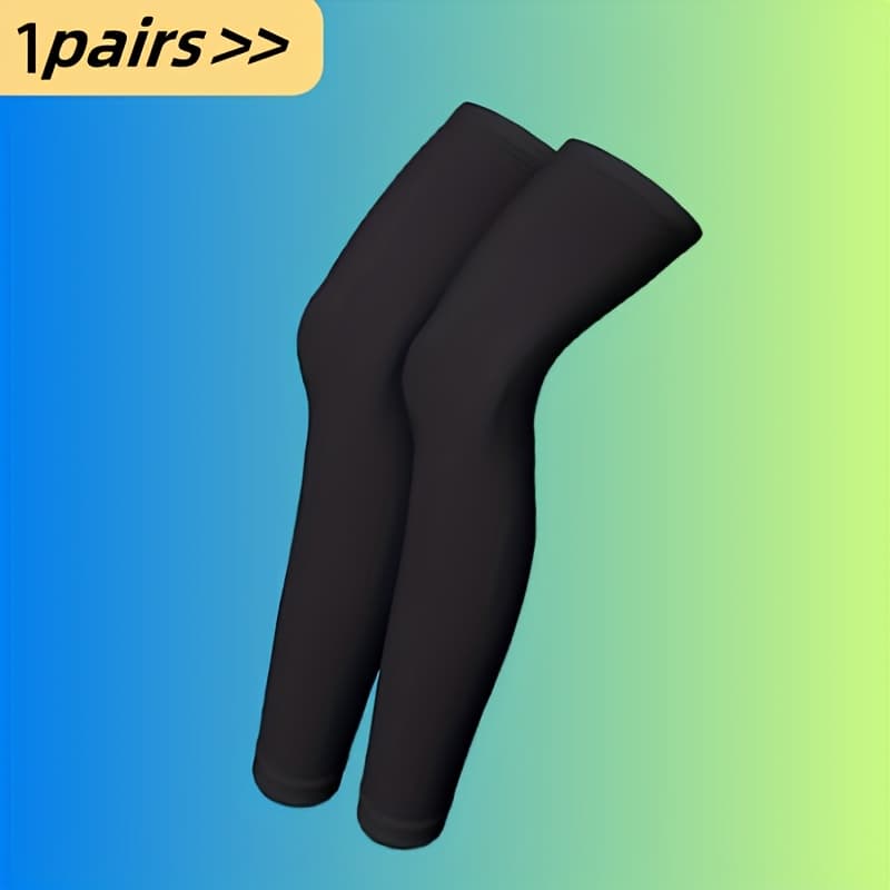 TEMU Compression Leg Sleeves, Full-length Leg Sleeves For Sports, Cycling, Running, Basketball (unisex), For Men And Women (1 Pair/3 Pairs Optional, Suitable For 80kg-180kg)