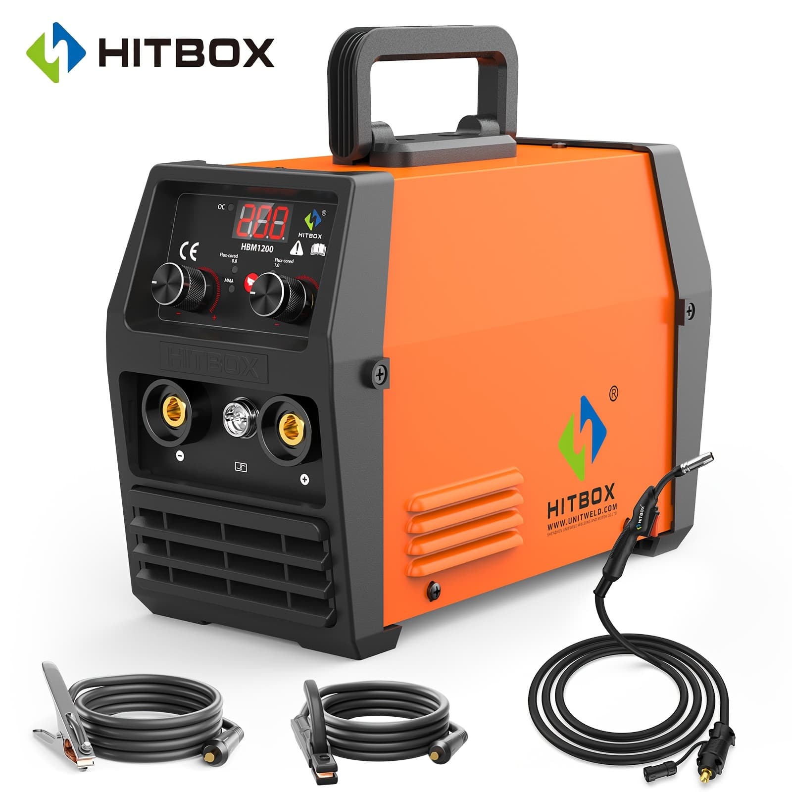 TEMU Hitbox 3in 1 Mig Welder Flux Core Wire 110v/220v Mma/tig/mig Welding Machine