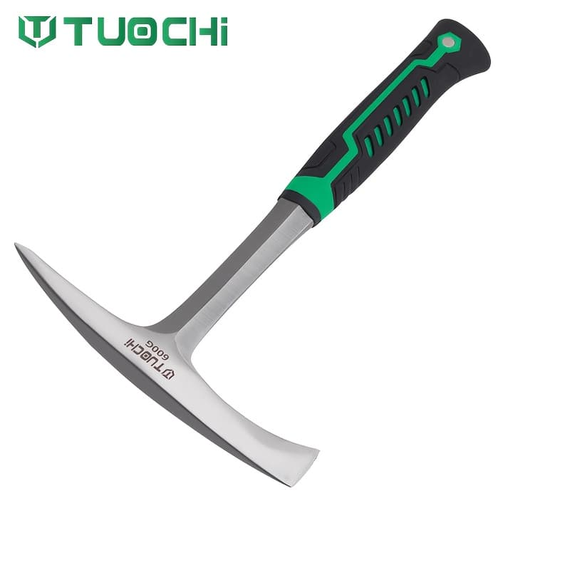TEMU Tuochi 2 Set Welding Chipping Hammer 28oz Slag Removal Tool Carbon Welder Hammer With Steel Construction & Tpr Shock Reduction Handle For Rock Pick Brick, White/green, Best Father's Day Gift