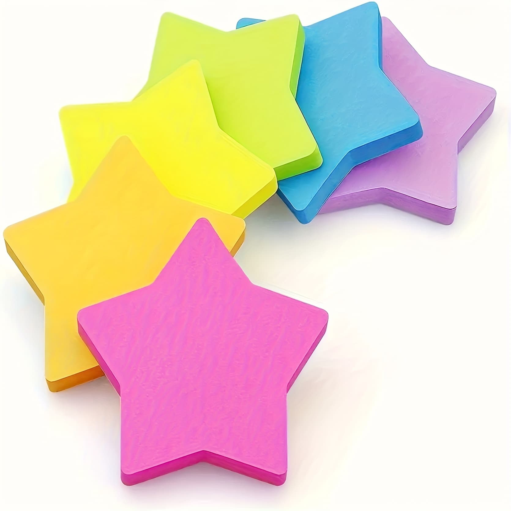 TEMU / 180 Sheets Of Colored Star Stickers - Self-adhesive, Suitable For Schools, Offices And Studies - 2.75 X 2.75 Inches