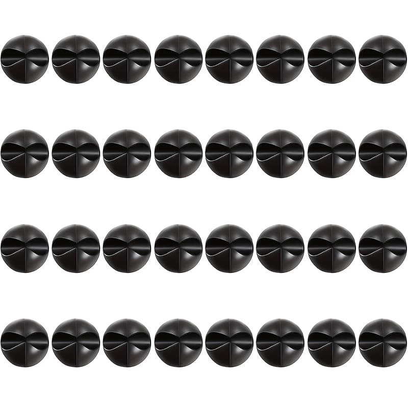 TEMU 32pcs Car Dashboard Cable Management Clips, Plastic Wire Organizers For Headphone And Charging Cables, Universal Automotive Interior Accessories For Organizing Phone Charger And Headphone Cords