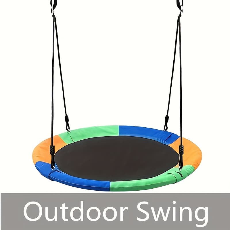 TEMU 40" Flying Saucer Swing Play Set W/adjustable Ropes