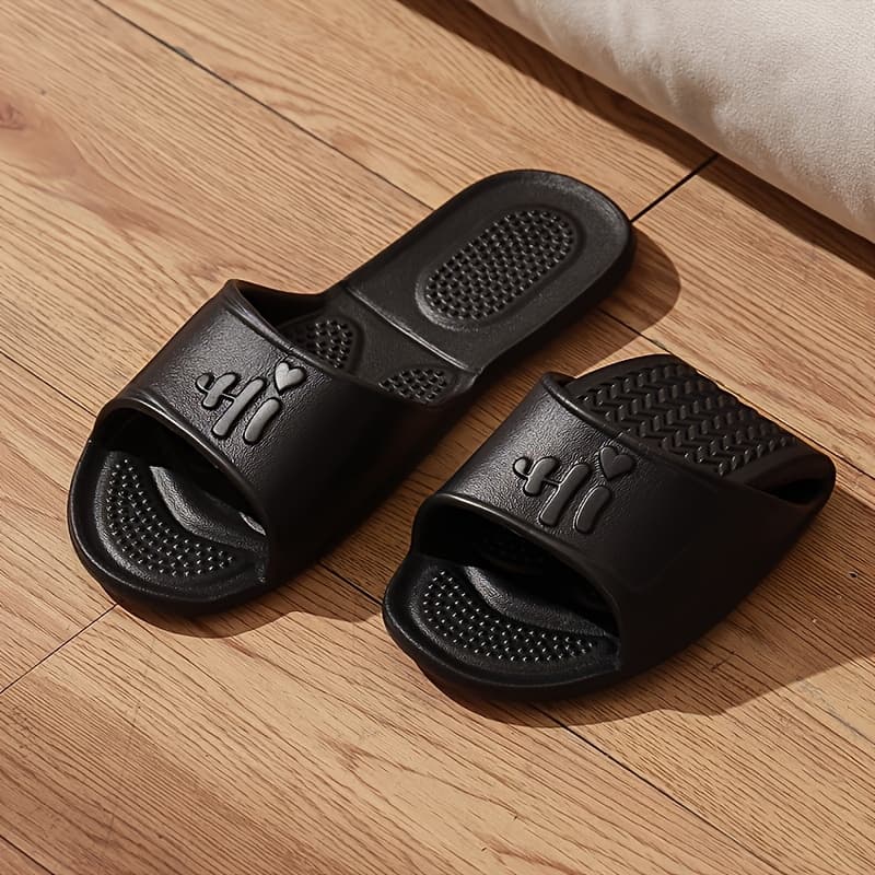 TEMU Portable Travel Business Foldable Slippers Unisex, Suitable For Bedroom, Living Room, Wood Floor, Home, Bathroom, Foldable, Lightweight, Quick-dry, Black/pink/khaki/white, Women Shoes