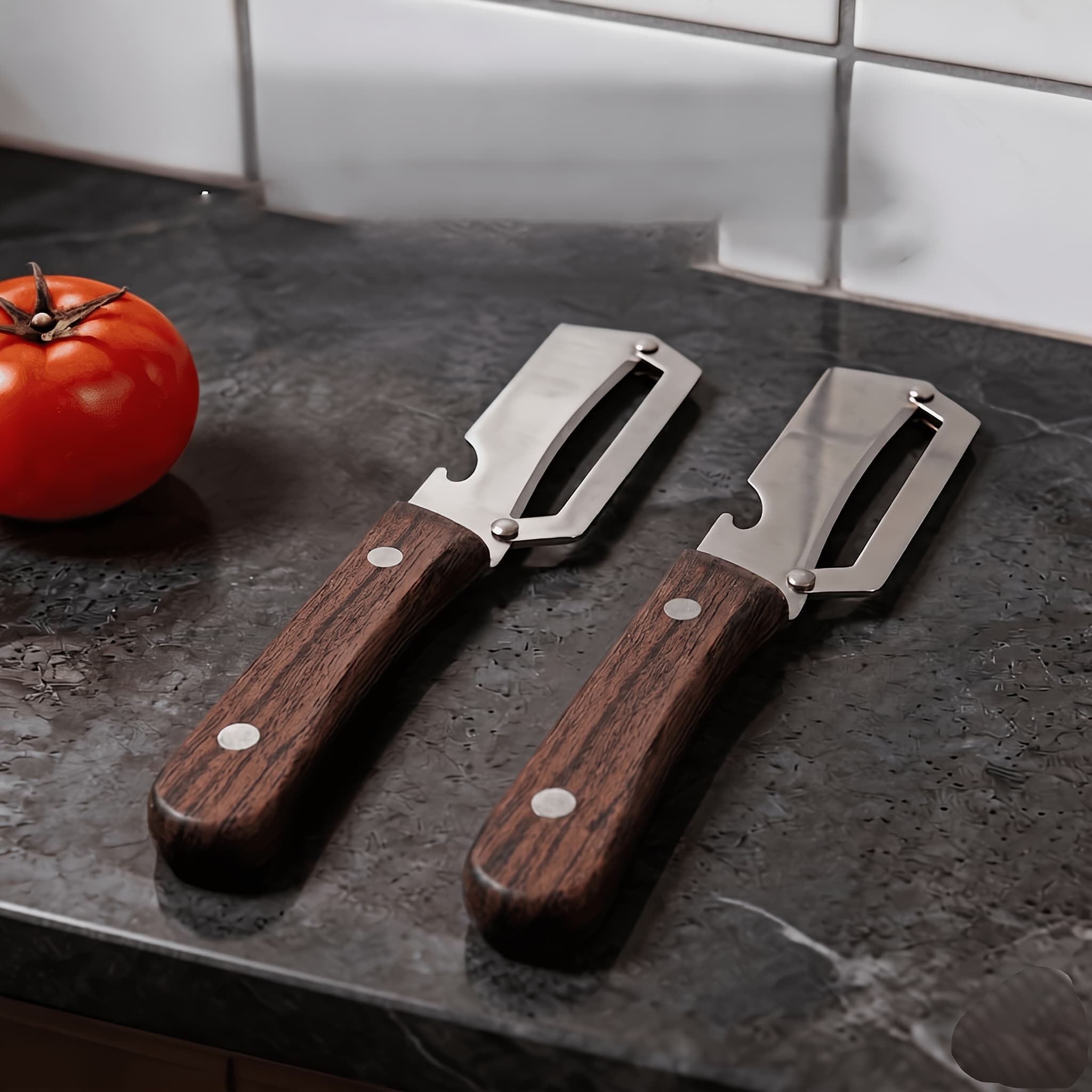 TEMU 2pcs Peeler Multifunctional Vegetable And Fruit Grater Stainless Steel Blade Home Kitchen Cooking Gadgets 32 Festival Exquisite Gifts