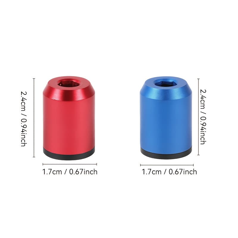TEMU 1/2pcs Detachable Magnetic Screw Holder Ring, Anti-slip Strong Magnet Screwdriver Bit Retainer For , Power Drills, Woodworking