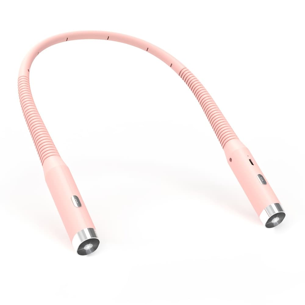TEMU Book Light, Led Reading Light, Neck-worn Reading Light, Neck Light, Usb Rechargeable, With 3 Adjustable Light Colors And 3 Brightness Levels, Ideal For The Bedroom, A Great Gift For Book Lovers
