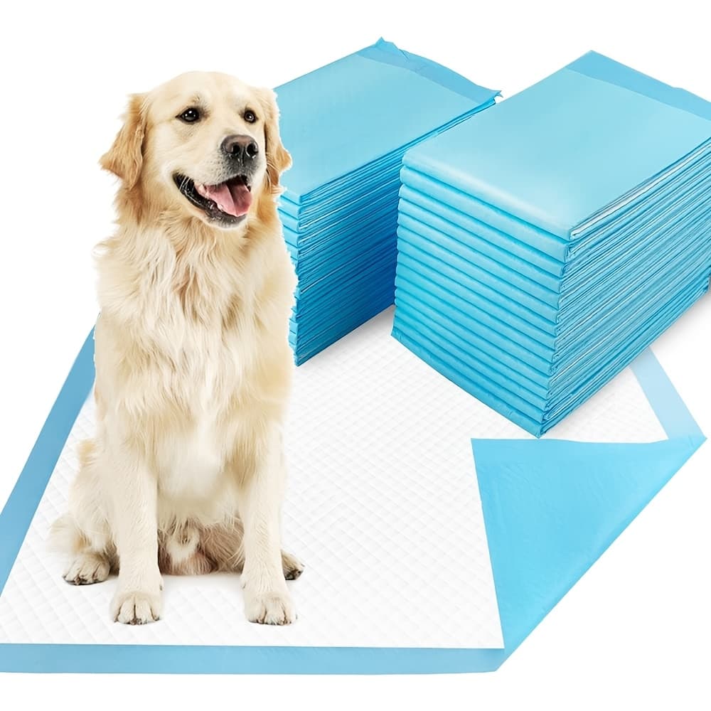 TEMU Disposable Changing Pads For Large Dogs, Measuring 47 Inches By 32 Inches, With A Count Of 40, Designed To -absorbent And