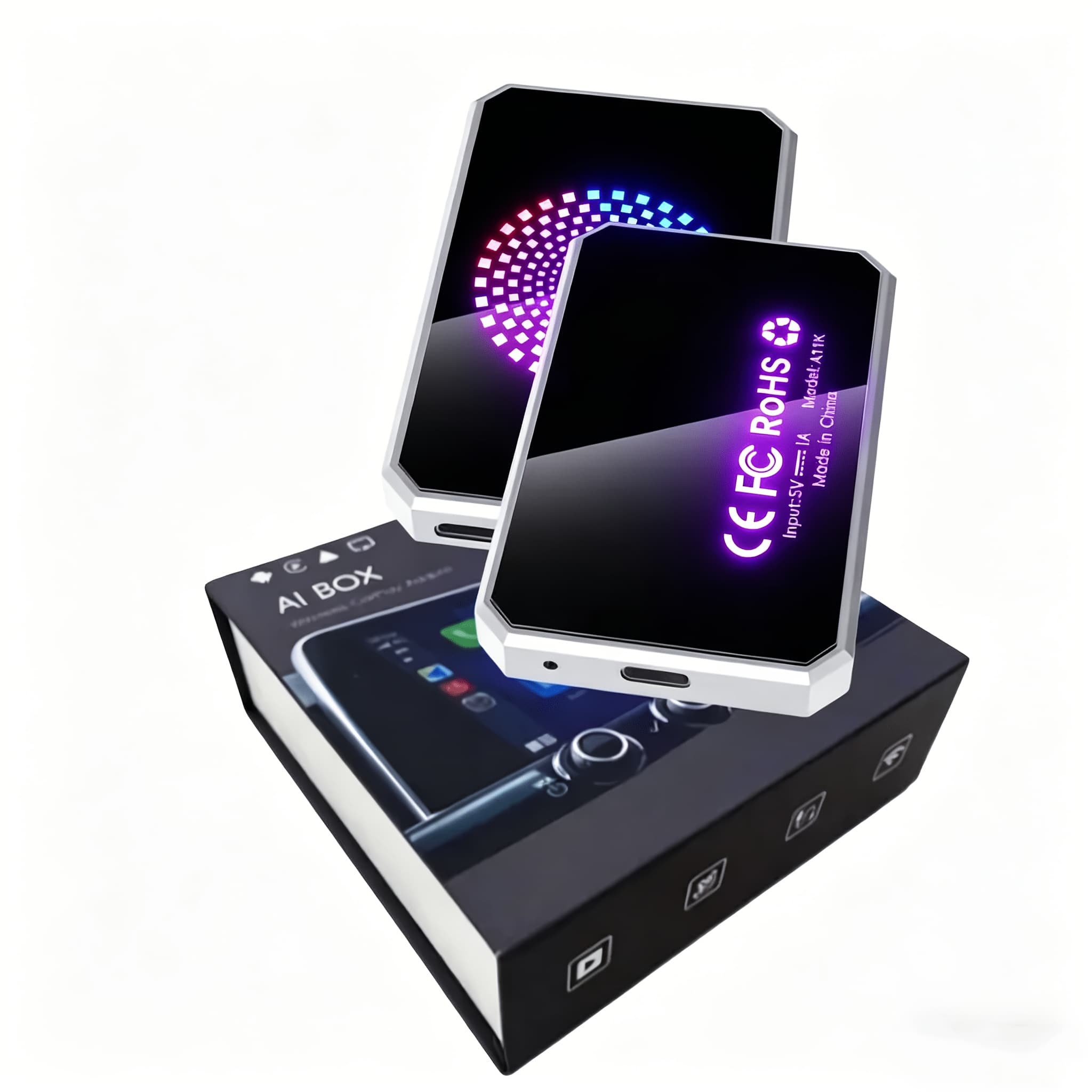 TEMU Magic Audio- Supports Netflix/youtube/tiktok Streaming. With Adapter And Usb Port, Compatible With Original Wired Carplay And Auto Systems. Note: Requires Ios