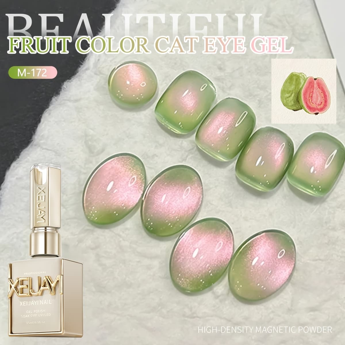 TEMU Cat Eye Nail Trends 2025 Holographic Nail Art 15ml Reflective Magnetic Nail Gel Soaking Led Gel Salon Female Nail Art Tools Gel