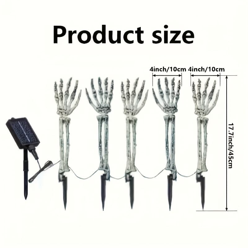 TEMU Illuminated Hand Lights For Halloween, Perfect For Outdoor , Yards, And Home Celebrations. Animated Decorations Add A Spooky Touch To Your Halloween Trees And Overall Decor