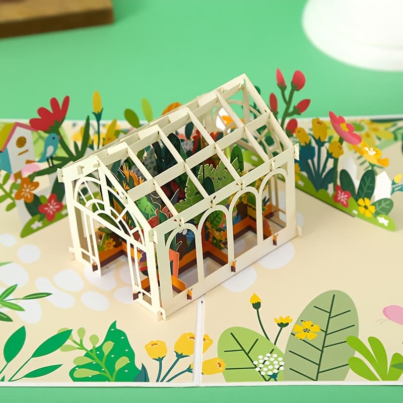 TEMU 3d Pop-up Greeting Card - The For Valentine's Day, , Father's Day, Anniversary And Birthday - Suitable For Gifting To Mom, Wife, Sister, Teacher And Leader