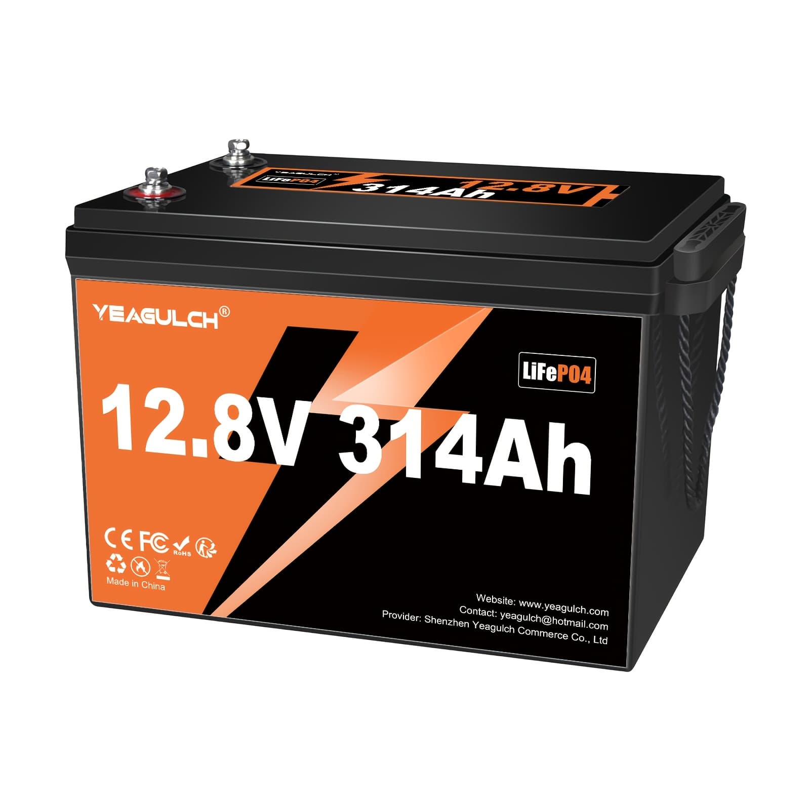 TEMU 12v 314ah Basic Lifepo4 Lithium Battery | With Built-in 200bms Power Supply, 15000+ Cycles, Long Service Life, Rechargeable, , Rvs, Boats, Homes, Solar Panel Groups, And Camping