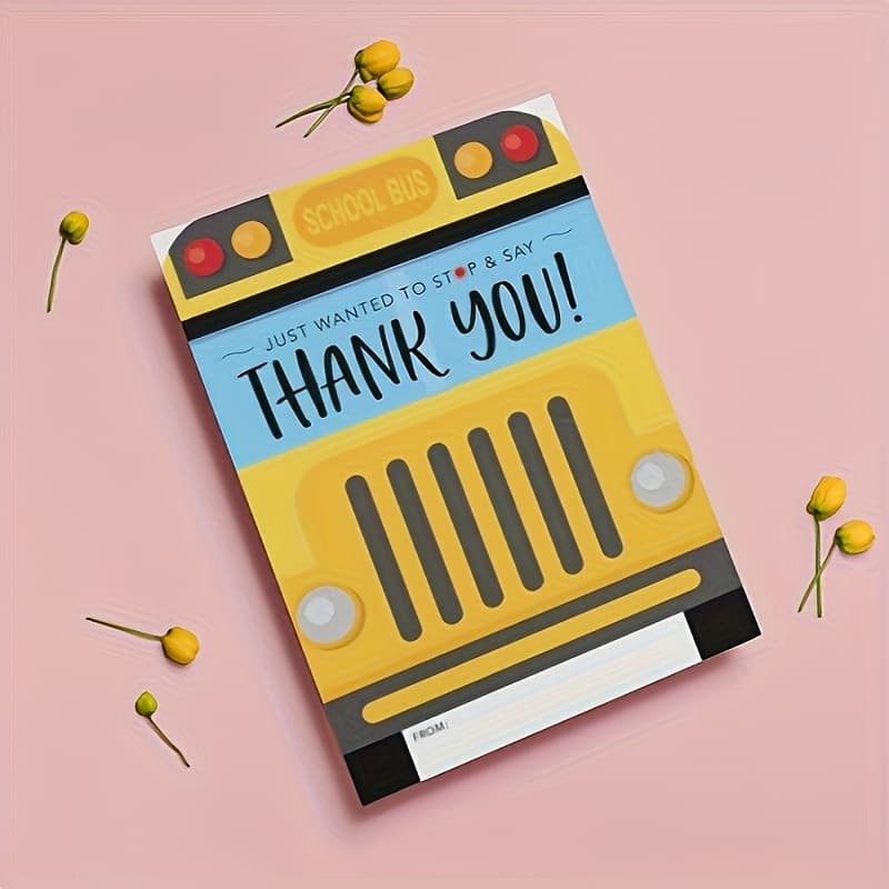 TEMU Bus Driver Thank You, Card Holder, Bus Driver Thank You Card, Card