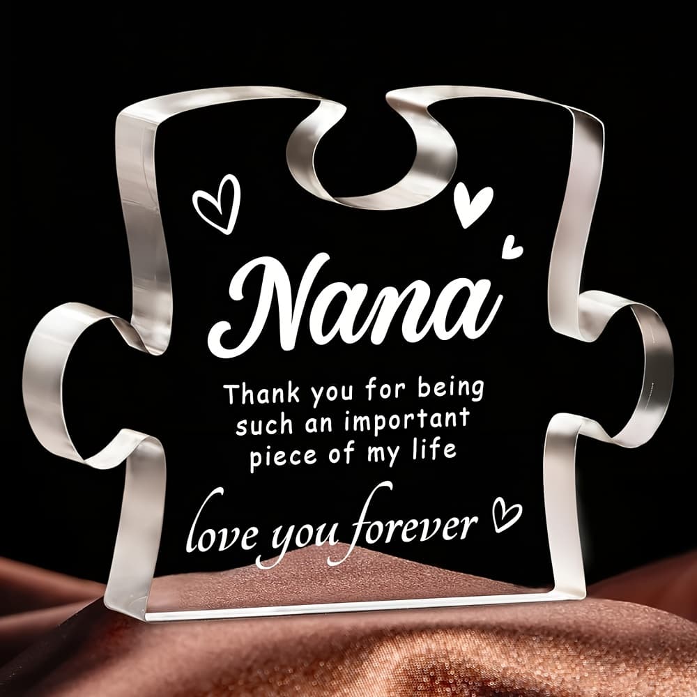 TEMU Gifts For , For Gifts From Granddaughter Grandson, Birthday Mothers Day Thanksgiving Christmas Gifts For , Best For Gifts Ideas, Engraved Acrylic Block