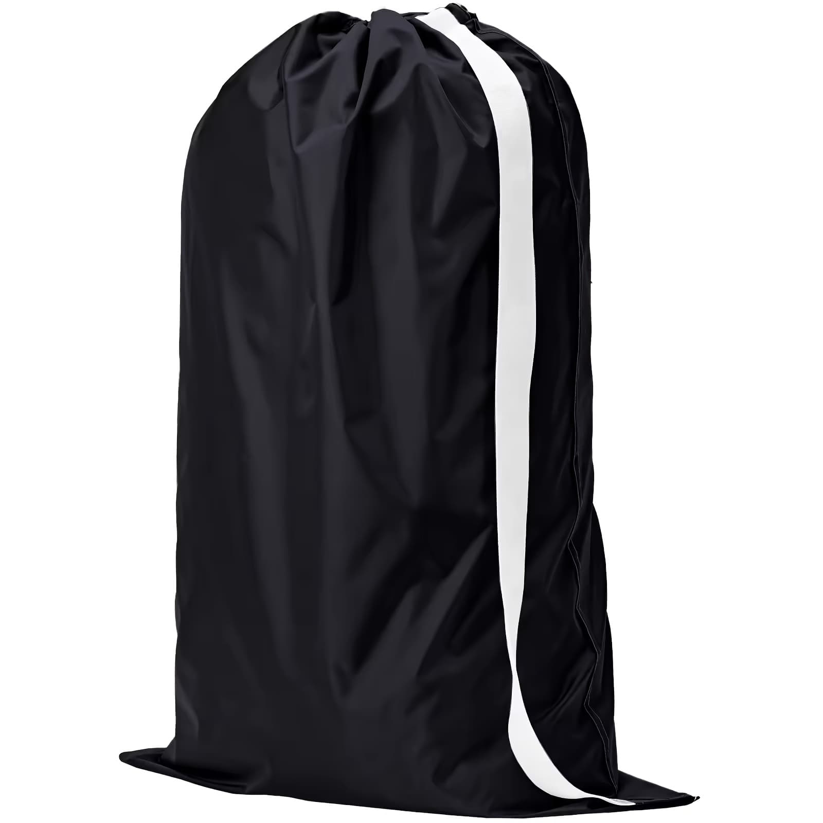 TEMU 1pc Large Laundry Bag With Shoulder Strap, Sturdy Drawstring Rips And Tears Resistant Nylon Fabric, Collapsible Large Clothes Storage With Drawstring Closure, Laundry Bags