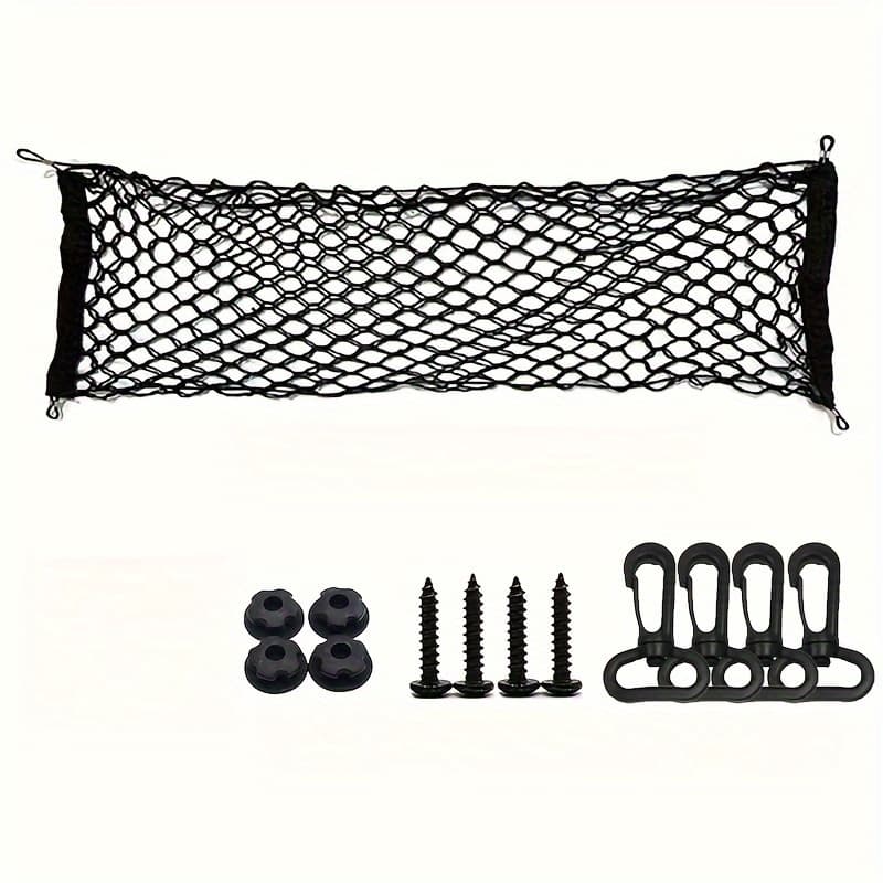TEMU Adjustable & Stretchable Truck Cargo Net - Versatile Trunk Organizer For Cars, Home Storage Solution