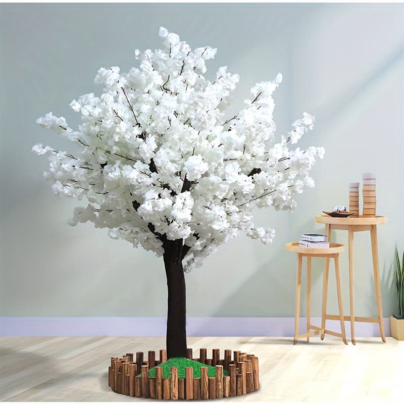 TEMU Artificial Flowers Tree Flowers Plants For Indoor Outdoor Home Wedding Party Opening Shopping Mall Restaurant Décor, Halloween And Christmas Decorations