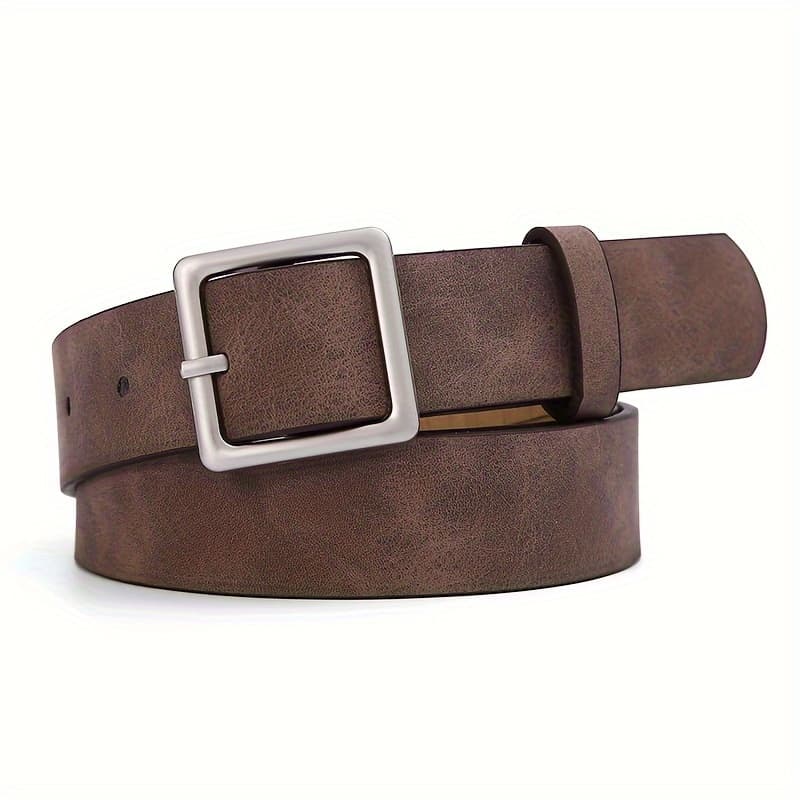 TEMU Women's Casual Versatile Belt 2024 New Style, Fashionable Decorative Belt For Jeans,