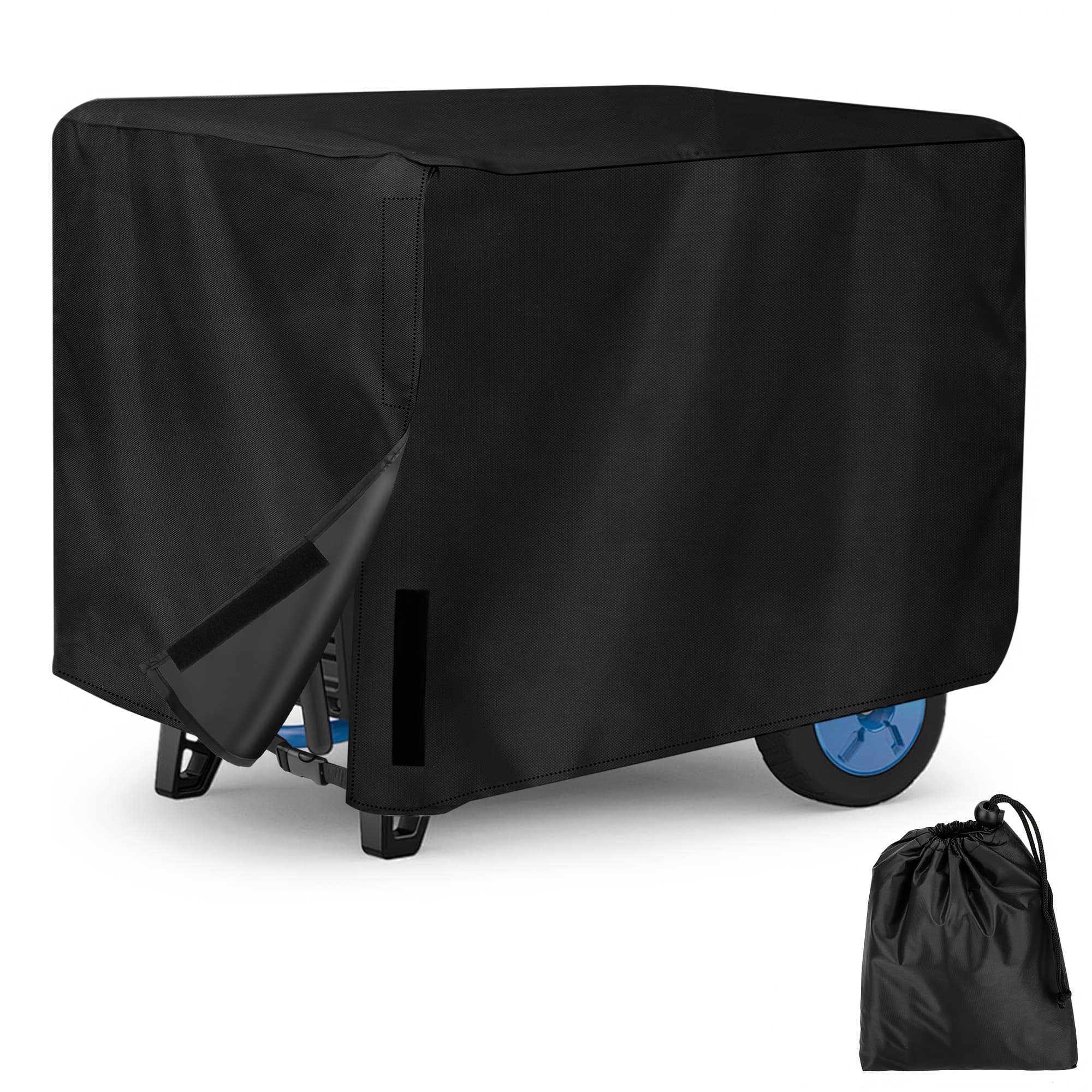 TEMU Durable Generator Cover Designed To Tears, Featuring A With An Adhesive Closure. This Generator Protector Comes With A Convenient Storage , Perfect For Outdoor And Garden Applications