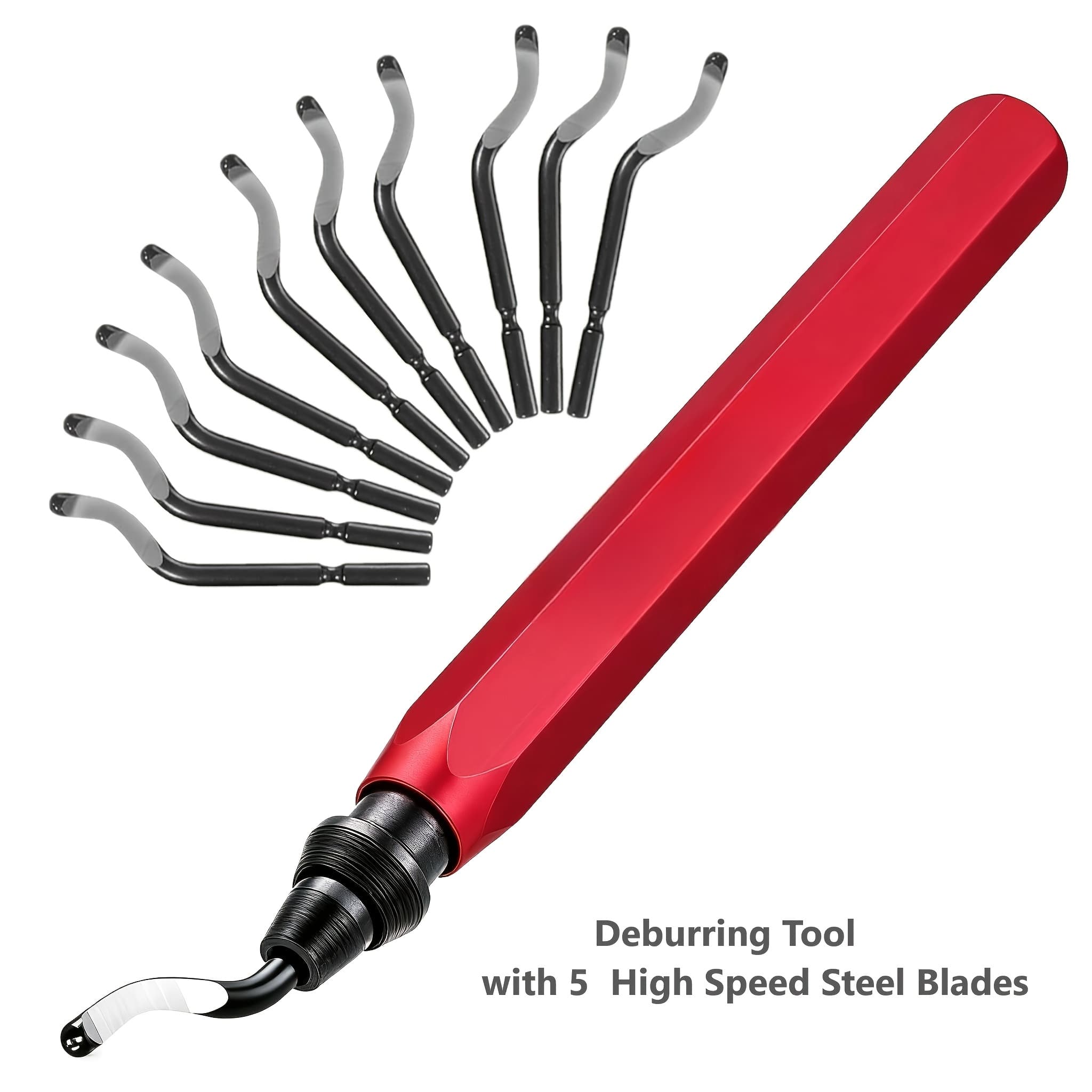 TEMU Deburring Tool With 5 High Swivel - Works On Metal, Resin, Pvc Pipes,, Plastic And 3d Printed Edges - Plumbing & 3d Printing Burr Removal Reamer Tool