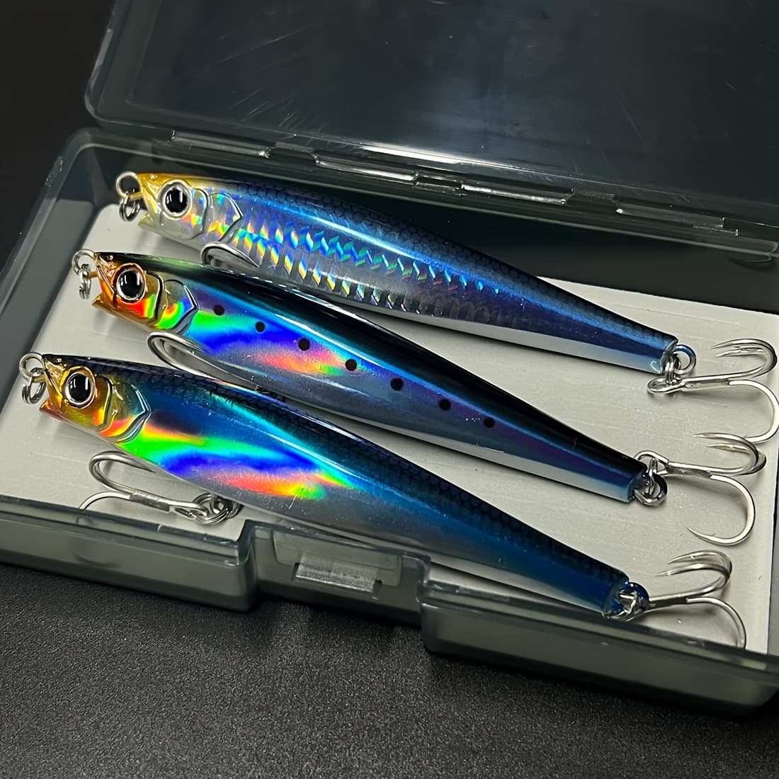 TEMU 3pcs Long Casting Lipless Sea Fishing Lure Short Lip Heavy Fishing Lure Sinking Pencil 120mm 47g 1.7oz New Heavy Sinking Minnow Saltwater Long Casting Distance Fishing Lures Sea Artificial Bait