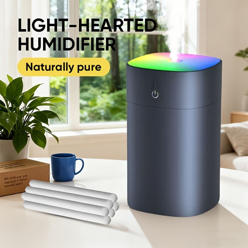 TEMU 1pc Aromatherapy Mist Diffuser, Featuring A Color-changing Night Light, , , Stylish , Perfect Gift For Christmas, Halloween, Birthdays, Anniversaries