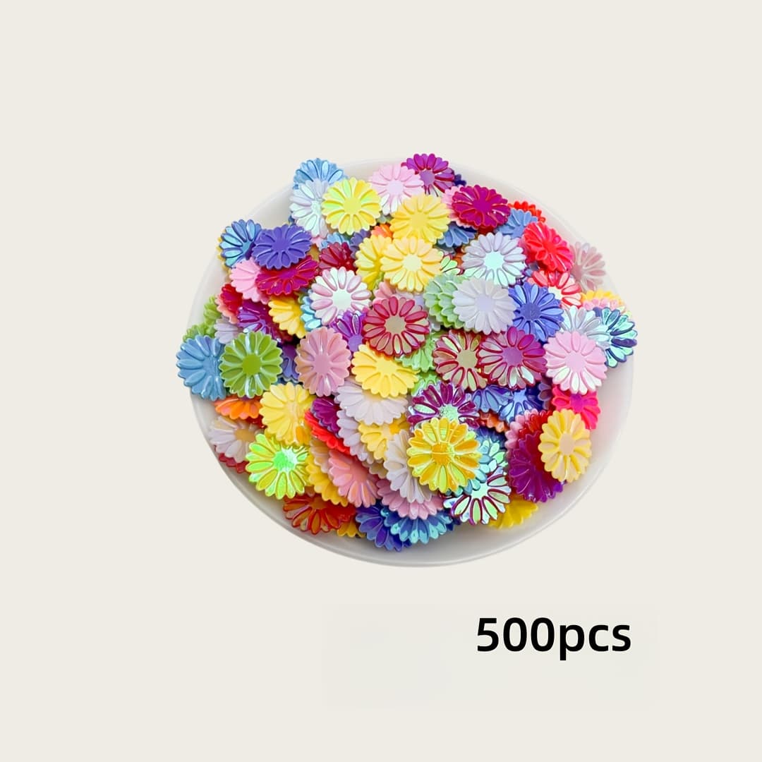 TEMU Random Mixed Colors - 300pcs 500pcs 1000pcs Glittering Round Small Flower Sequins In Colors, Suitable For Birthday Parties, Weddings, And Holiday Party Decorations. Craft Additions