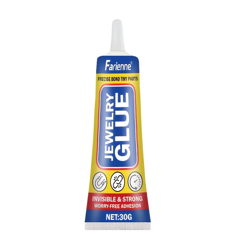 TEMU 30g Professional Jewelry Adhesive | High-strength Quick-drying Craft Adhesive, With Needle Applicator, Used For Bonding Metal, Plastic, Jewelry, Shoe And Decoration Production