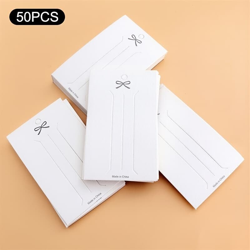 TEMU 50pcs Hairpin Display 10cm*6.1cm , For Jewelry