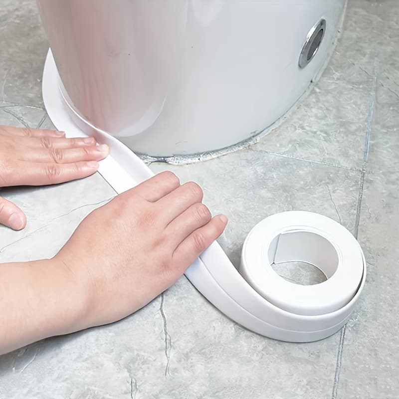 TEMU Toilet Stickers In The Bathroom, Oil Resistant, And Stain Resistant Stickers , As Well As Beautiful Stitching Stickers On The Corners Of Tables And Corners