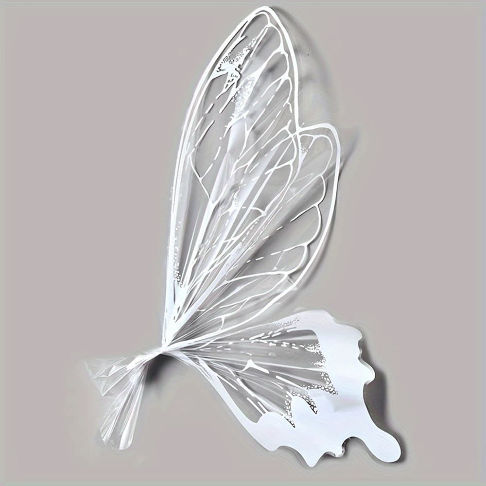 TEMU 20pcs Waterproof Transparent Crystal Flower Wrapping Paper Bouquet Packaging Material