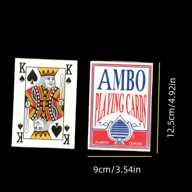 TEMU 1 Set Of 54 Extra Large Playing Cards - Double And Triple Size Wedding Cards For Advertising And Weddings