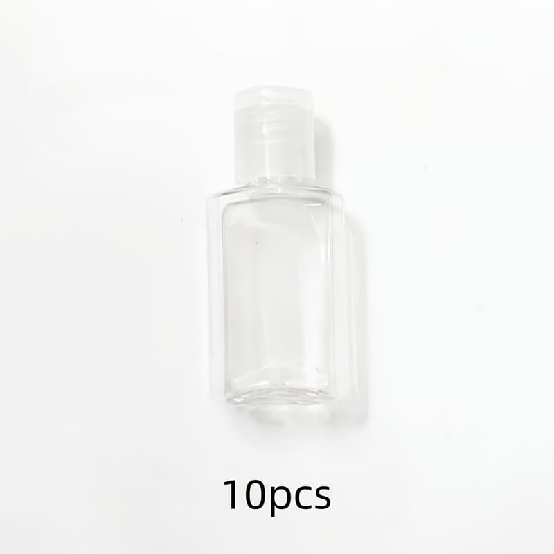 TEMU 10pcs, 1.01 Oz Leak-proof Travel Bottles - Large Capacity, Refillable And Transparent Plastic Containers With , For Cosmetics, Skincare