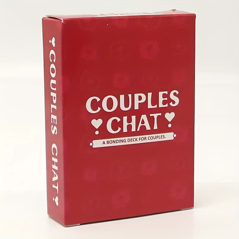 TEMU 1pc Conversation Games For Couples English Cards - Valentine's Day Gift, Enhance Exploration & Your Connection With , Fun , Ideal For Date Nights, Date | Game | Durable Cardstock
