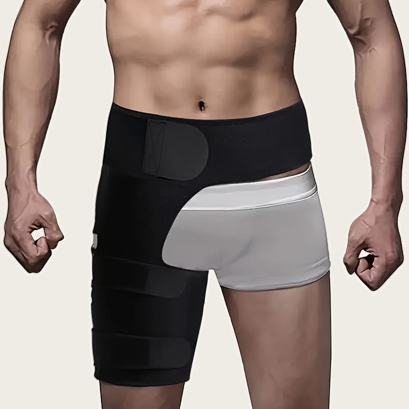 TEMU Popular : 1pc Adjustable Waist And Thigh Compression Sleeve, Providing Strong Support And Comfortable Wear
