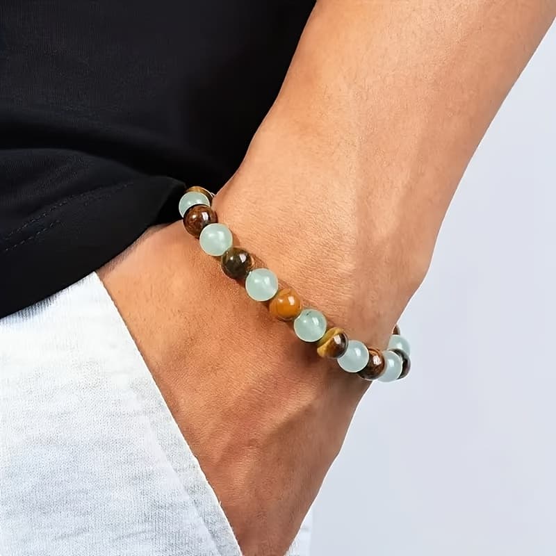 TEMU Wealth Manifestation Bracelet - Green Aventurine Attracts Positive Wealth, Eye Prevents Financial Loss, Enhances Career, Wealth, And Beneficial Relationships - Accelerator
