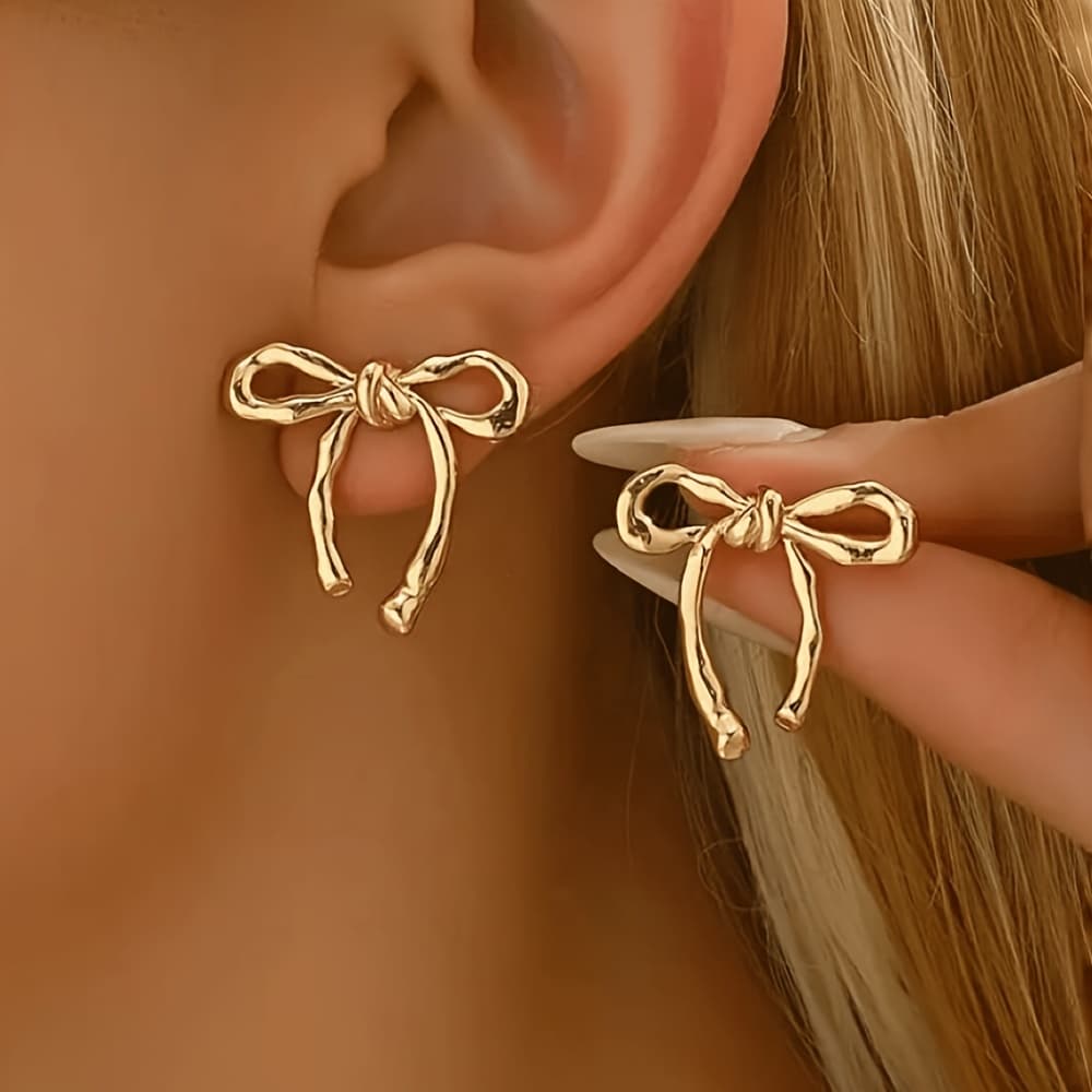 TEMU Bowknot Ear Women For Outfits And Parties Jewelry For Women