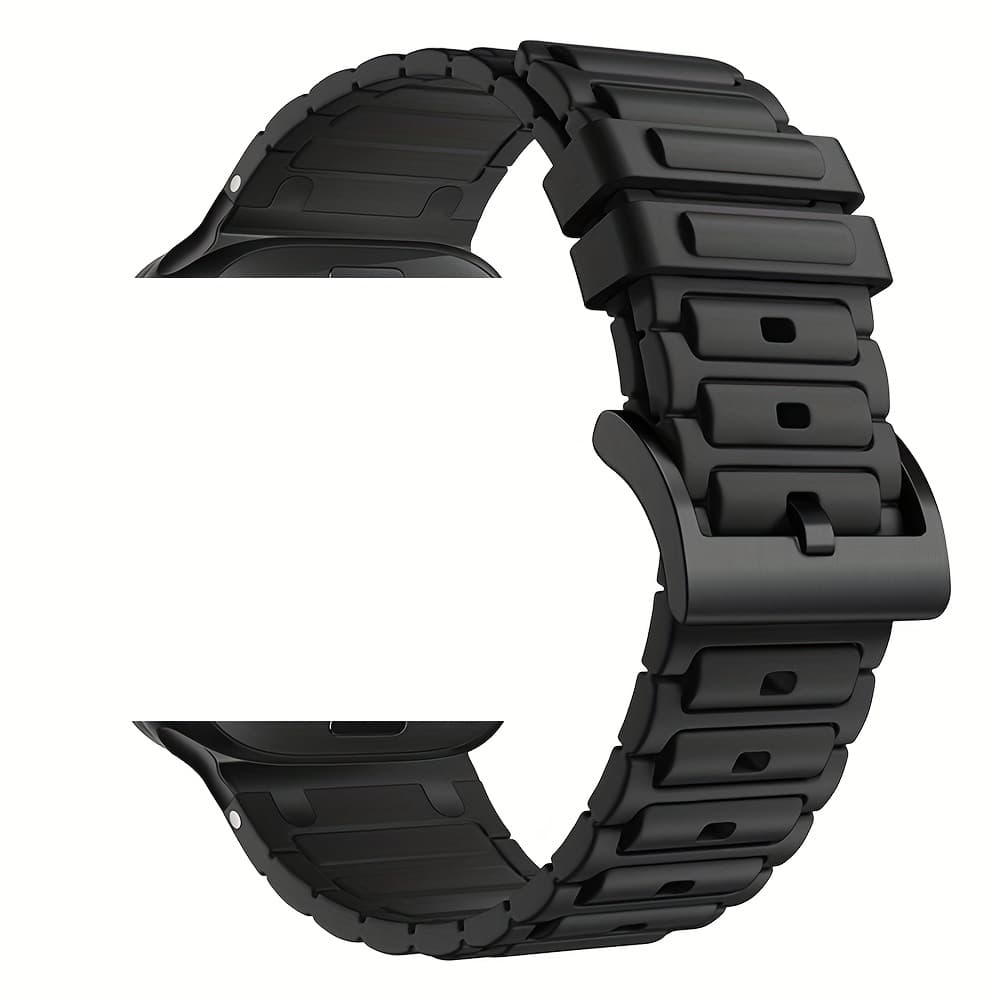 TEMU Band For Watch Ultra 2 49mm For Men, Rugged Strap With Stainless Steel Connector For Iwatch Ultra Series 10/9/8/se 2/7/6/5/4 49mm/46mm/45mm/44mm