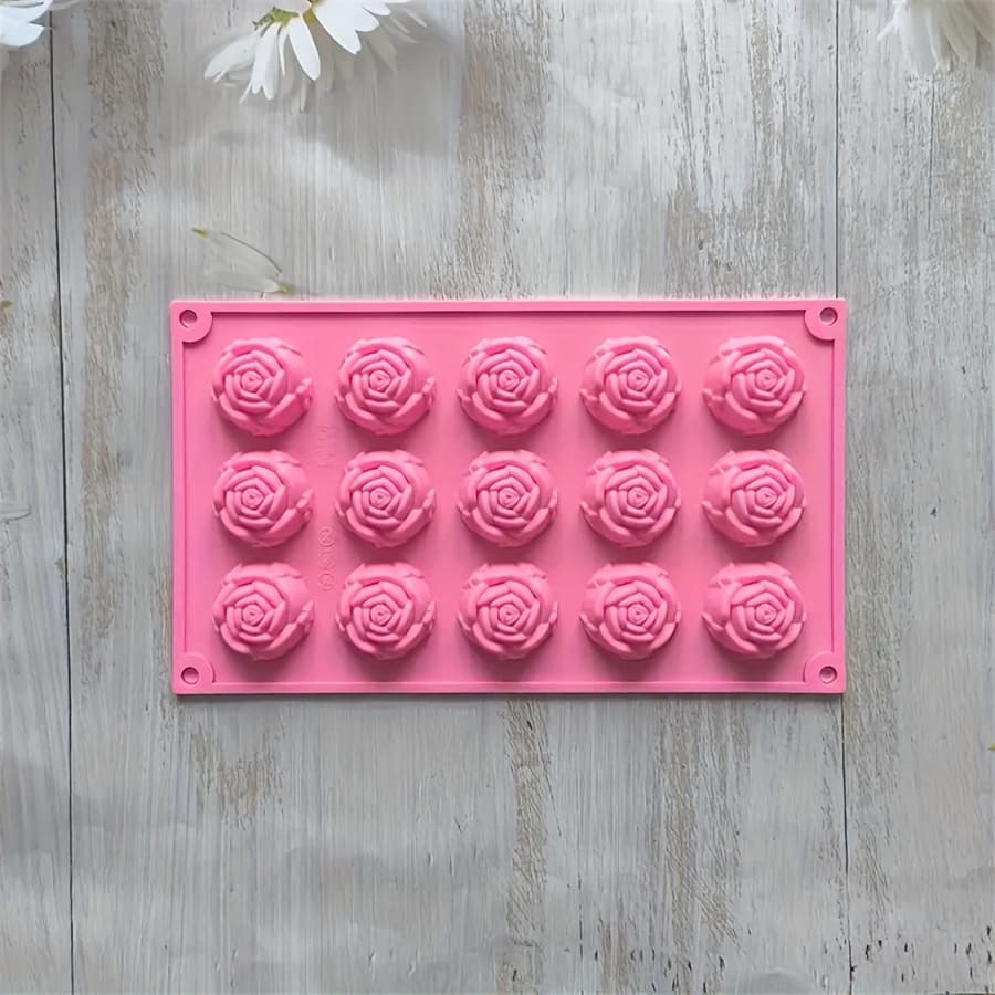 TEMU 1/2pcs Mini Rose Silicone Mold, Suitable For Making, Aromatherapy, Jewelry Mold