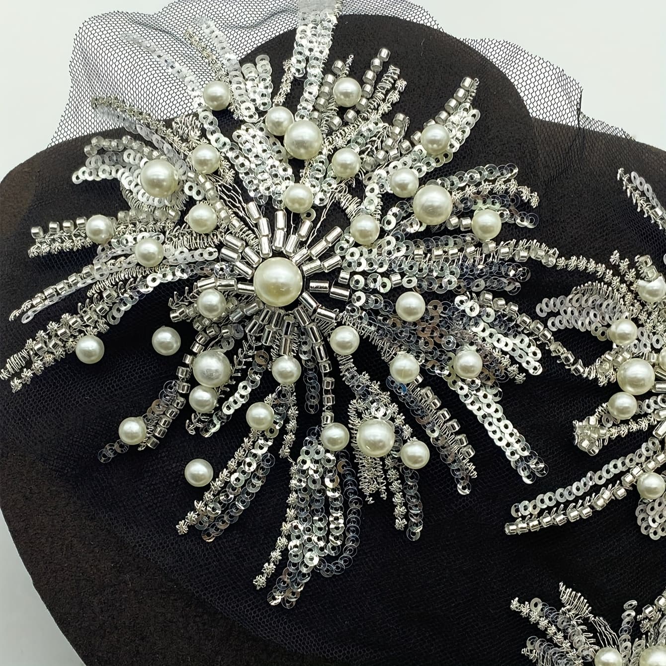 TEMU 1pc Bead Flower Appliqué Embroidery Clothing Shoes Hat Bag Packaging Ornament Patch Lace Patch Sticker Embroidery