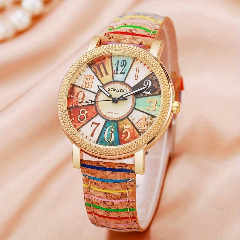 TEMU Fashion Colorful Casual Daily Watches Quartz Watch, Diverse Styles And Fashion Wrist Watch, Match Different Daily Outfits, Birthday Christmas New Year Gifts
