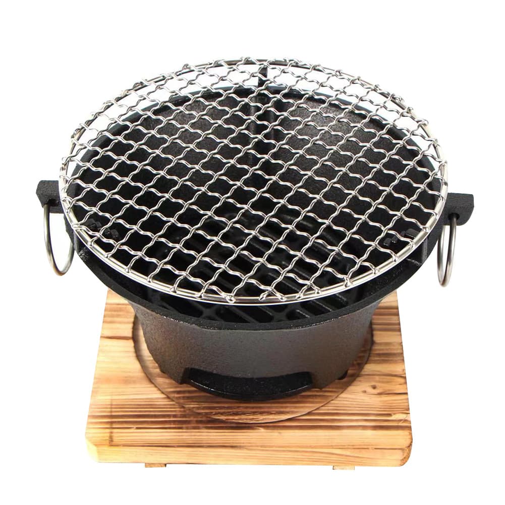 TEMU This Portable Cast Iron Charcoal Stove Is Designed For Making Tea And Used For Barbecuing, Indoor Heating, And Camping. An For Tea Preparation, Grilling, And Warming
