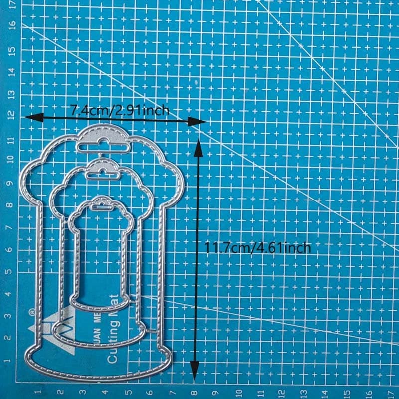 TEMU Metal Cutting Dies For Ribbon Organizers, , And Stencils For Scrapbooking, Embossing, And Making Decorative Paper Cards And Albums