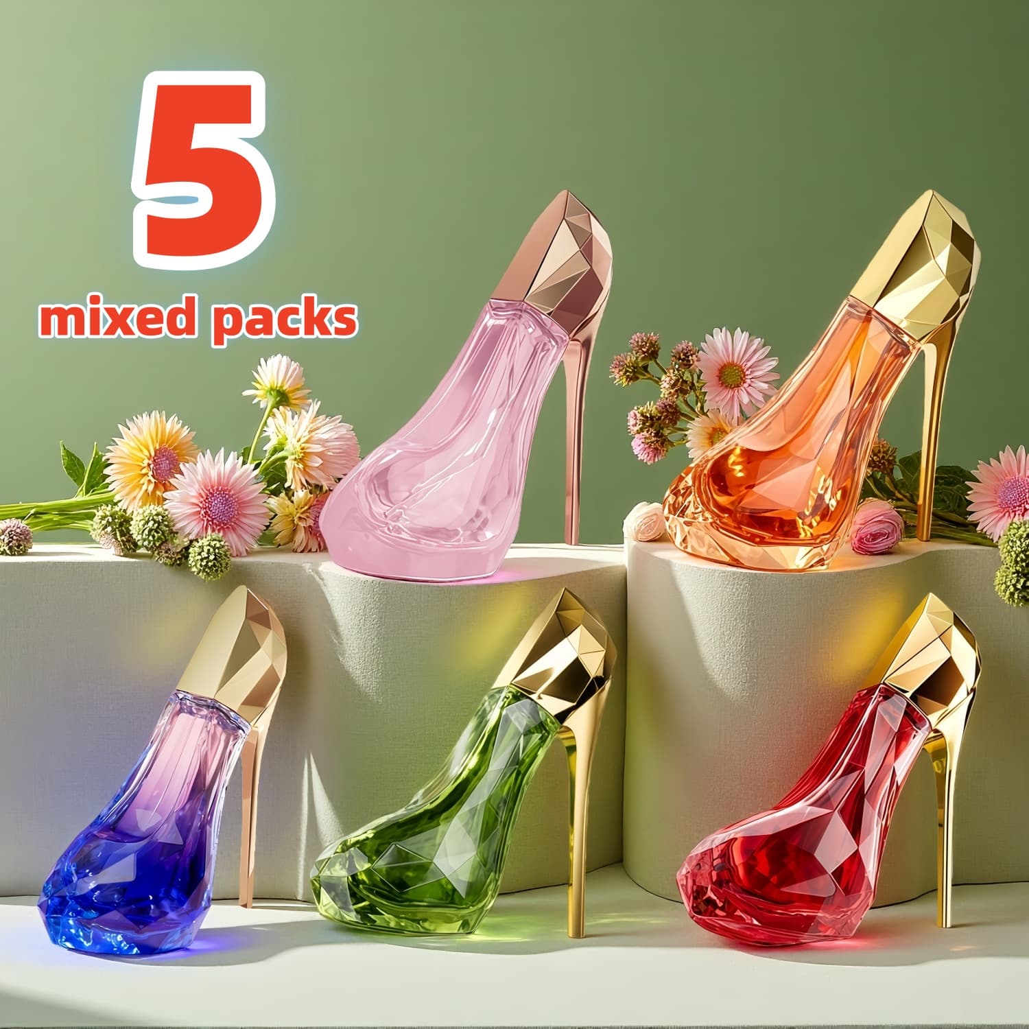 TEMU A 5pcs Perfume Set That Of Fragrance Into Life, With Your Invisible Calling Card, Your Effortlessly, Exuding And