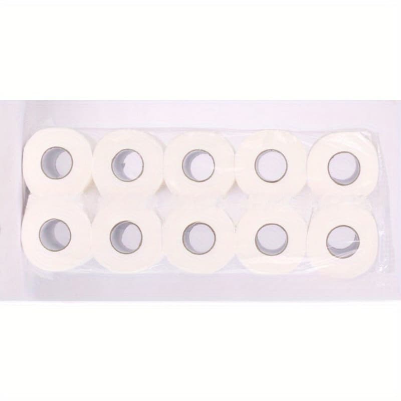 TEMU 10 Roll Pack Suitable For Household & Commercial Use - Soft Wood Toilet Paper With Wood Sheets, 4-ply Roll Tubes, High Absorbency For, Office, Bathroom Cleaning