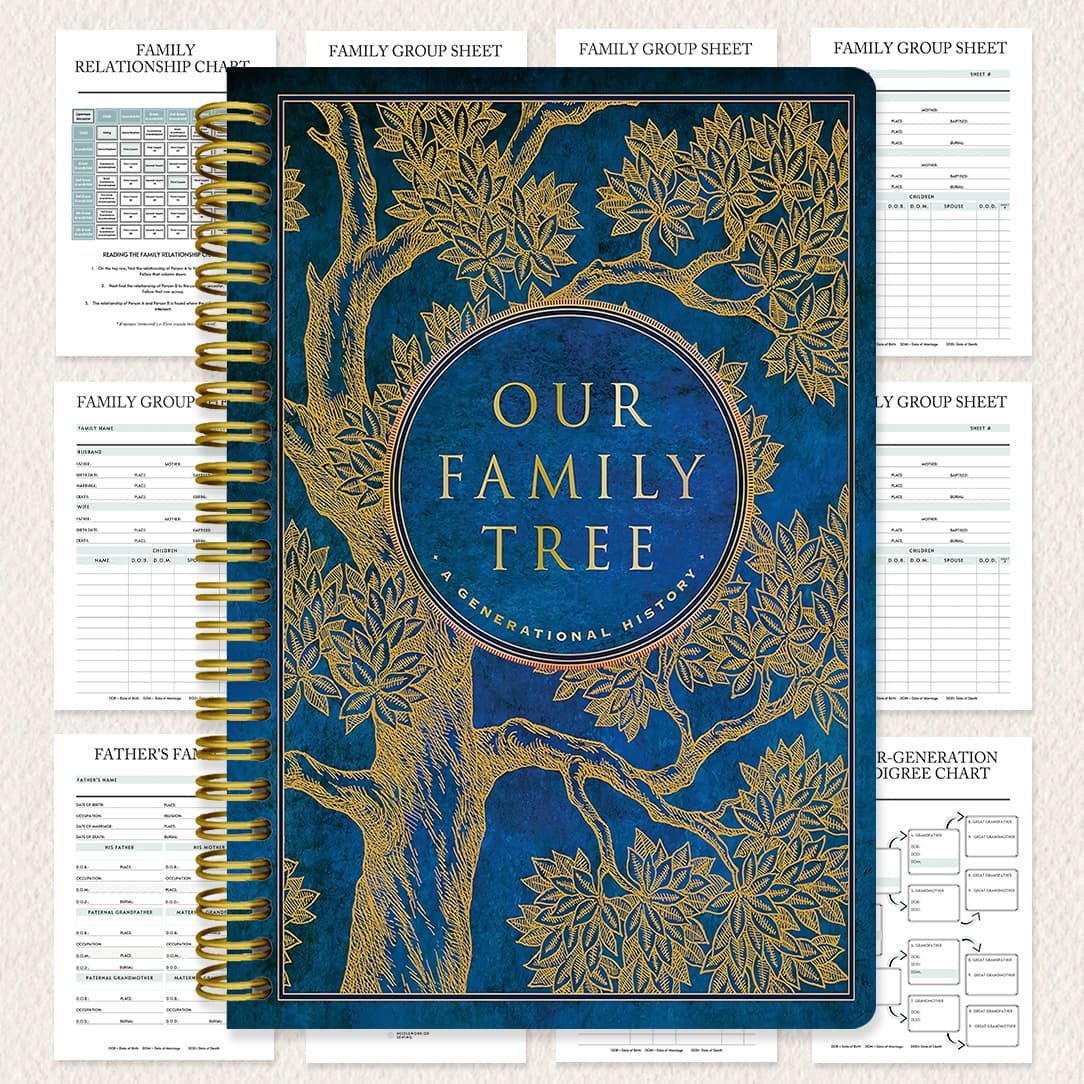 TEMU Personal Organizers Family Tree Planner: Elegant Cover Design And Durable Binding Record Book - Perfect Gift For Parents And Elders